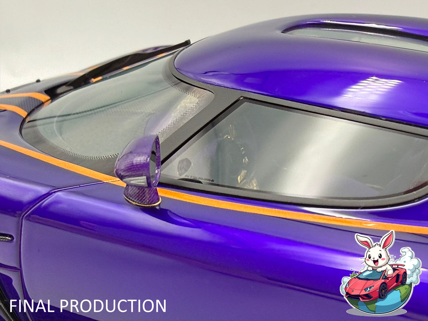 [Consignment Unit] VMB x Miniature Planet 1:18 Koenigsegg Agera R (Zijin) - Metallic Purple/Gold