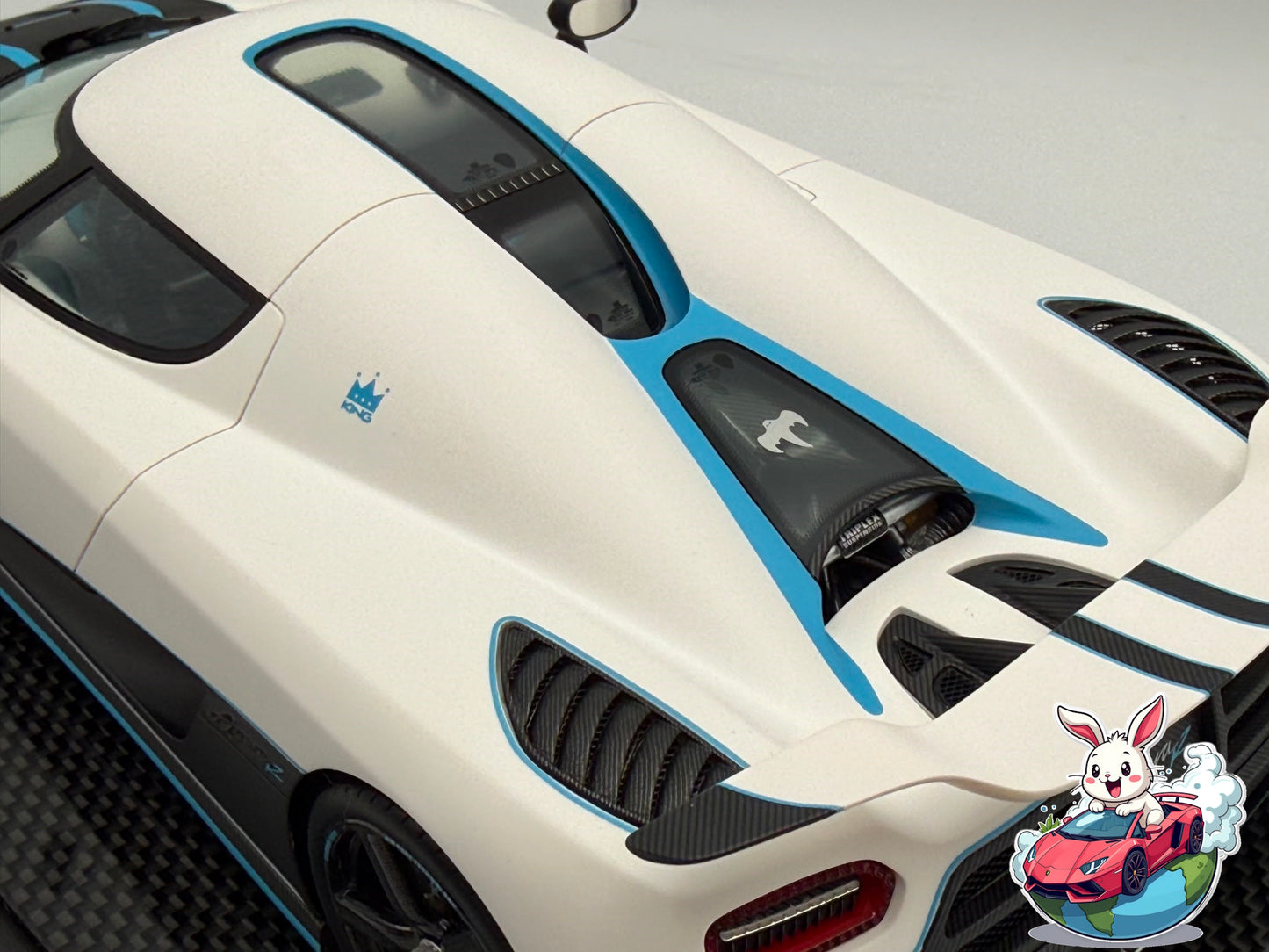 VMB 1:18 Koenigsegg Agera R 'King' (Matte White)