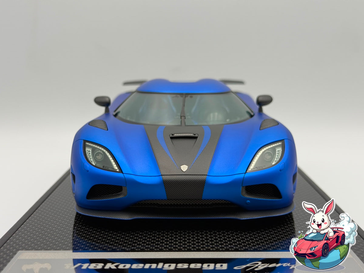 VMB 1:18 Koenigsegg Agera R (Matte Imperial Blue)