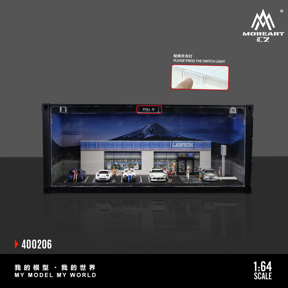 PREORDER Moreart 1:64 Container LAWSON Supermarket Scene