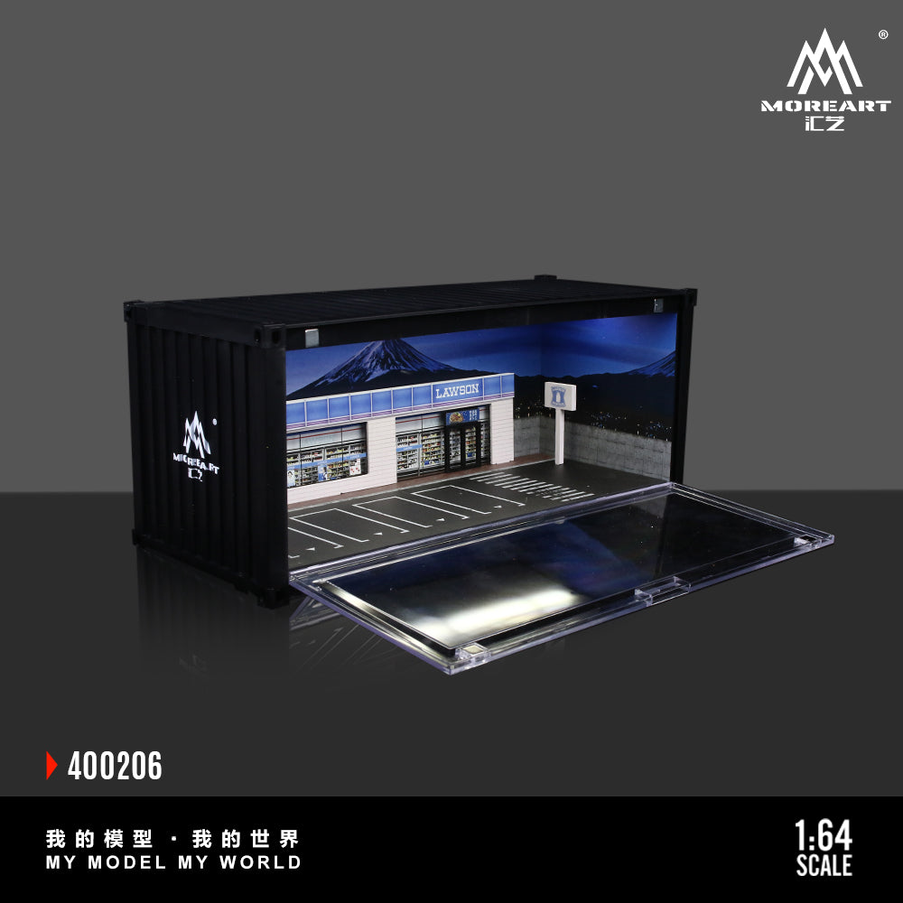 PREORDER Moreart 1:64 Container LAWSON Supermarket Scene