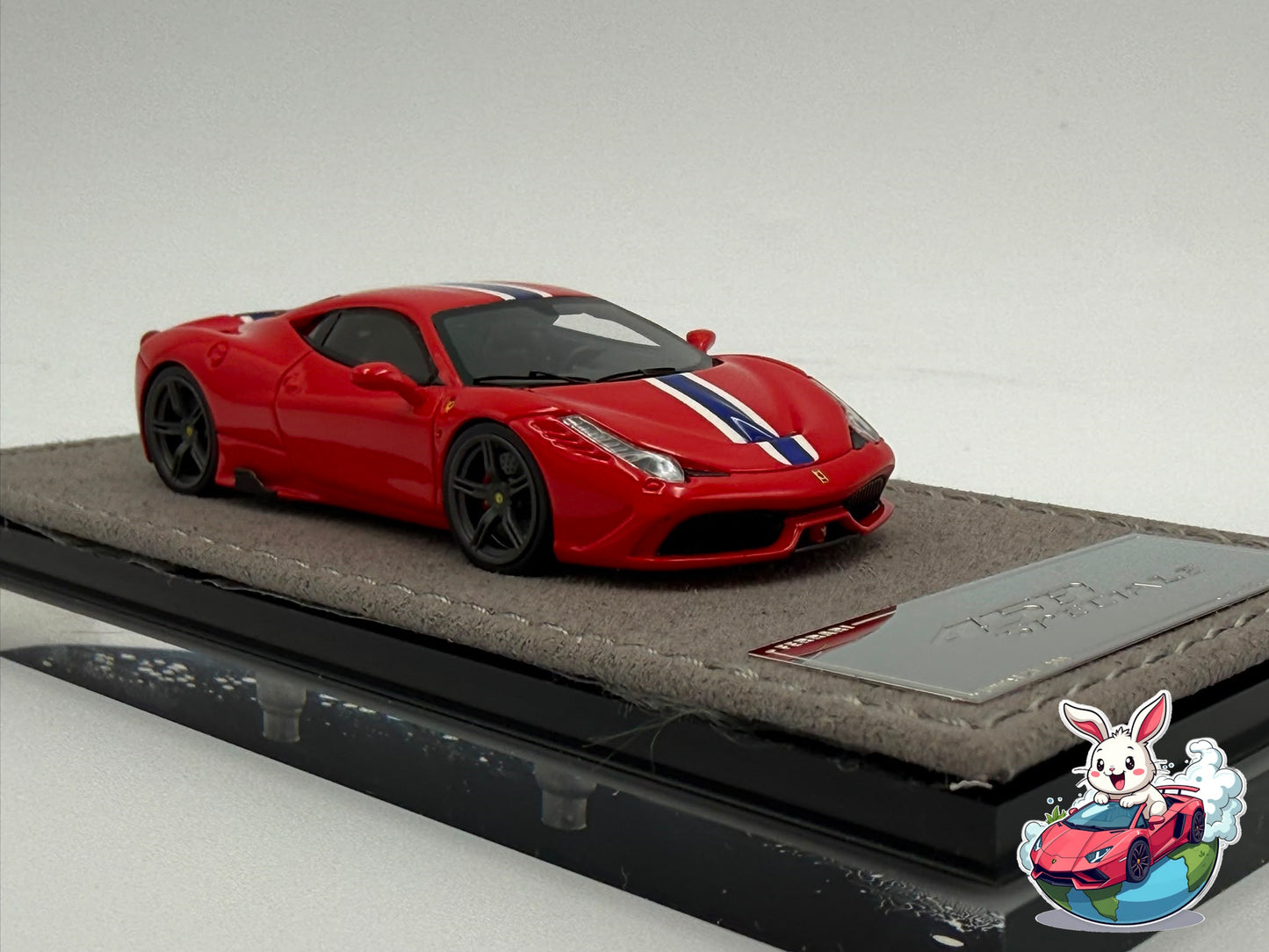 Henson & Heaven 1:64 Ferrari 458 Speciale (Launch Configuration) - Rosso Corsa
