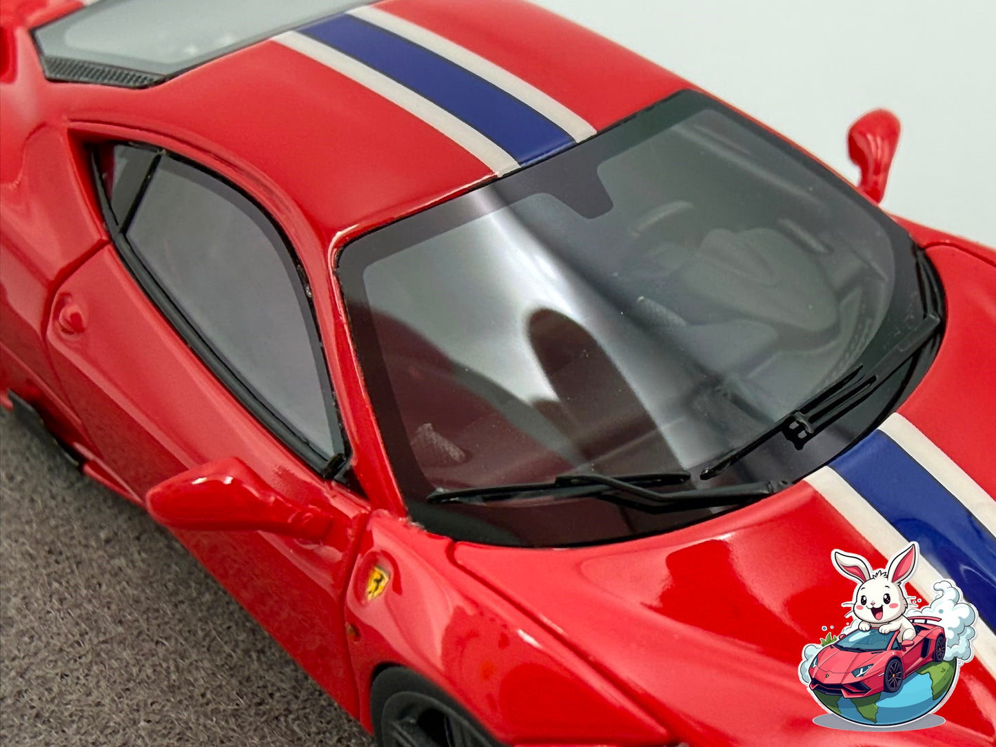 Henson & Heaven 1:64 Ferrari 458 Speciale (Launch Configuration) - Rosso Corsa