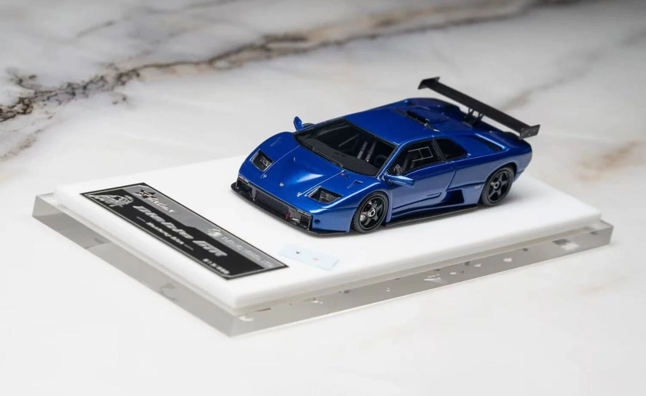 Fuelme Models 1:64 Lamborghini Diablo GTR (Monterey Blue)