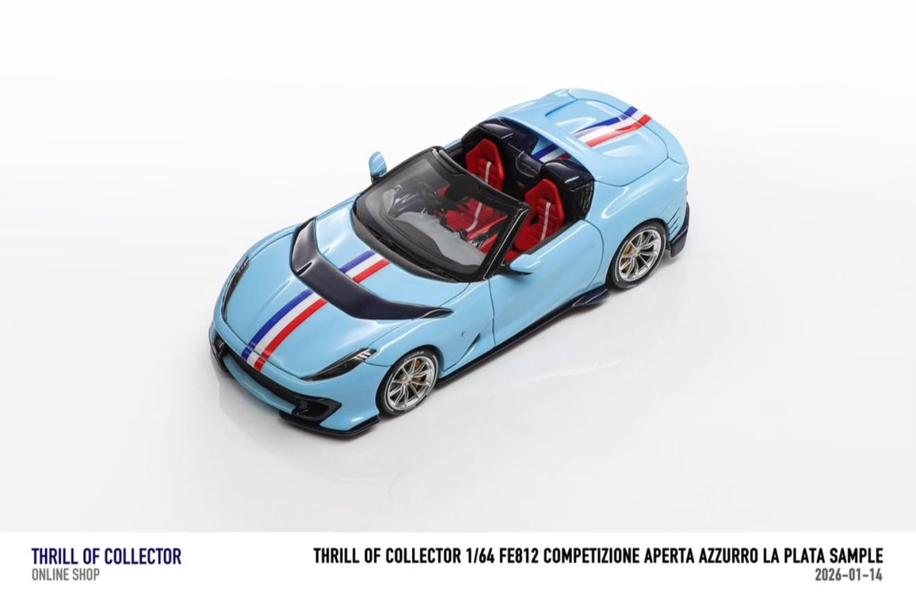 PREORDER TOC 1:64 Ferrari 812 Competizione Aperta