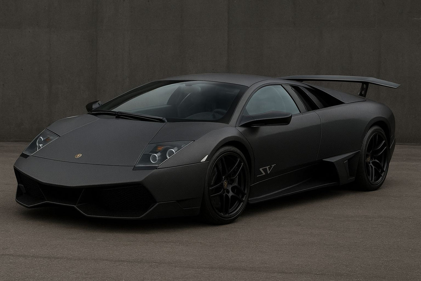 PREORDER VMB x Miniature Planet 1:18 Lamborghini Murcielago LP670-4 Superveloce (Satin Carbon Fiber)