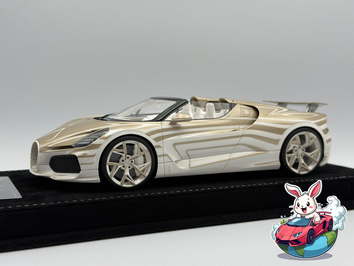 Henson & Heaven 1:18 Bugatti Mistral W16 - Le Pearl Rare