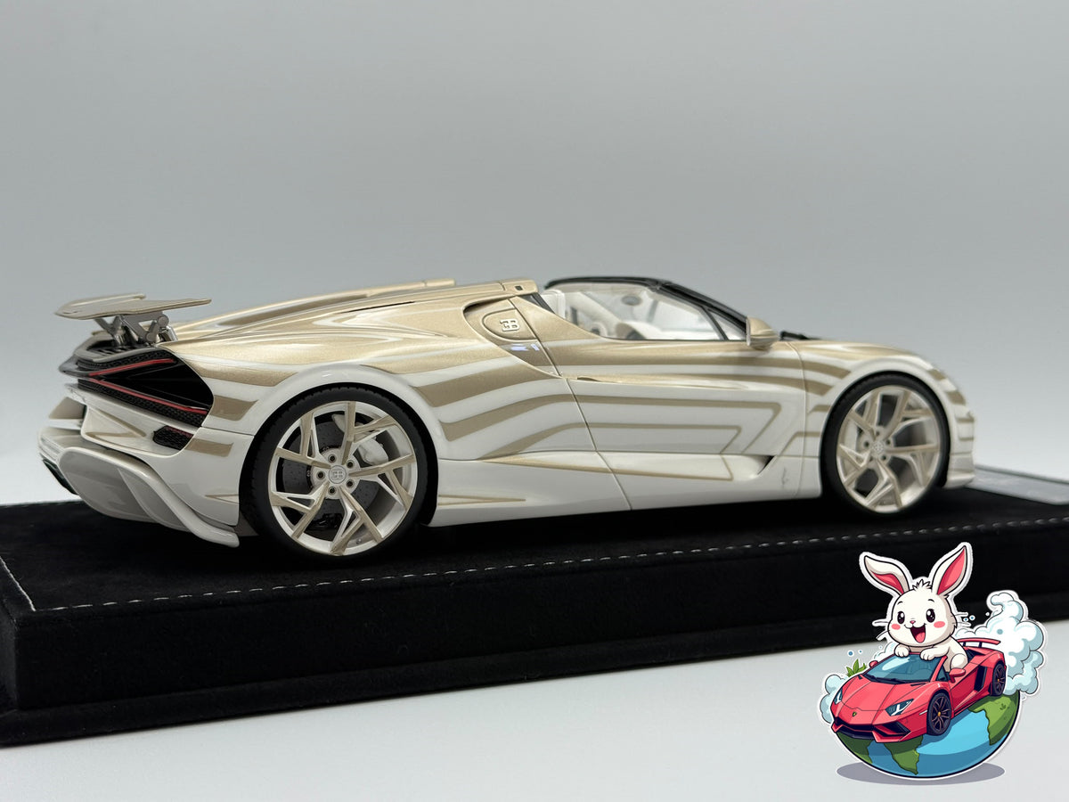 Henson & Heaven 1:18 Bugatti Mistral W16 - Le Pearl Rare
