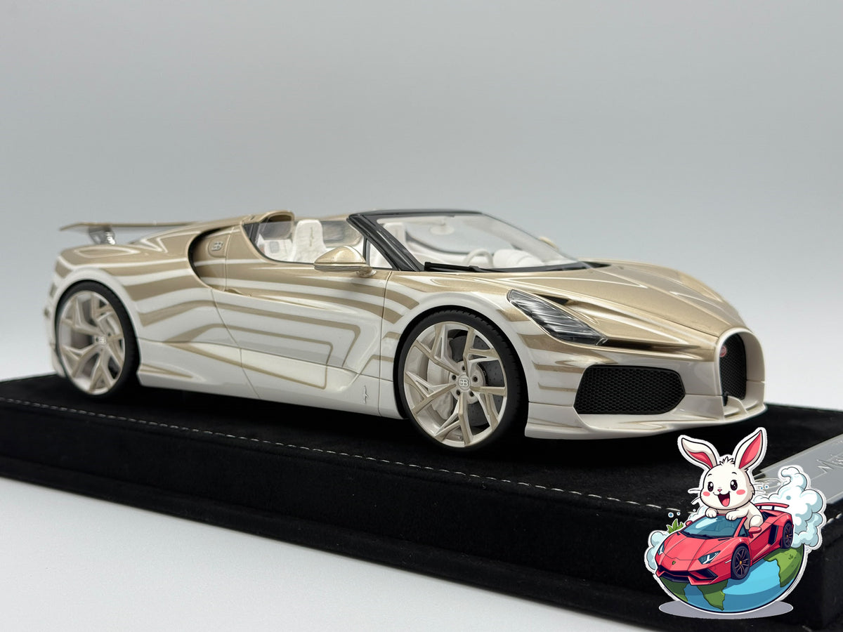 Henson & Heaven 1:18 Bugatti Mistral W16 - Le Pearl Rare