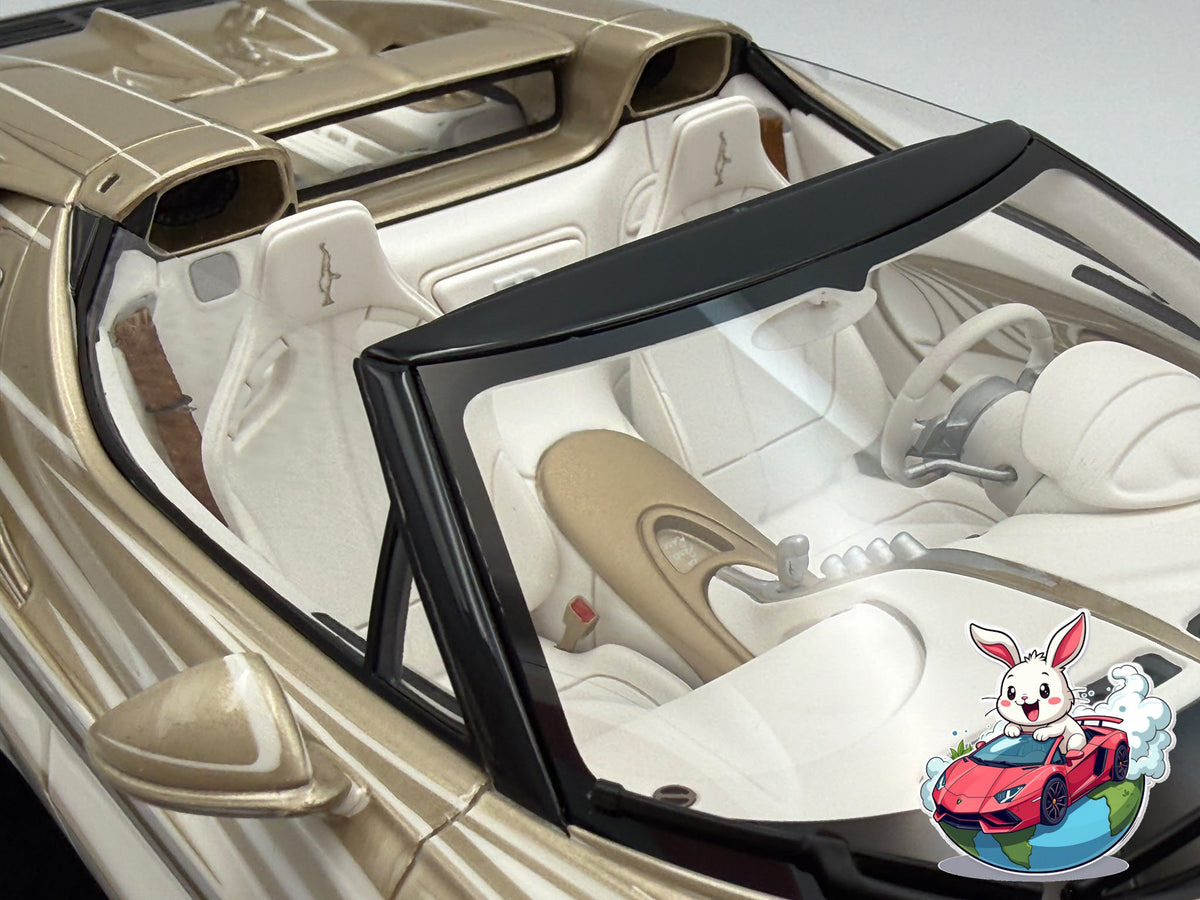 Henson & Heaven 1:18 Bugatti Mistral W16 - Le Pearl Rare