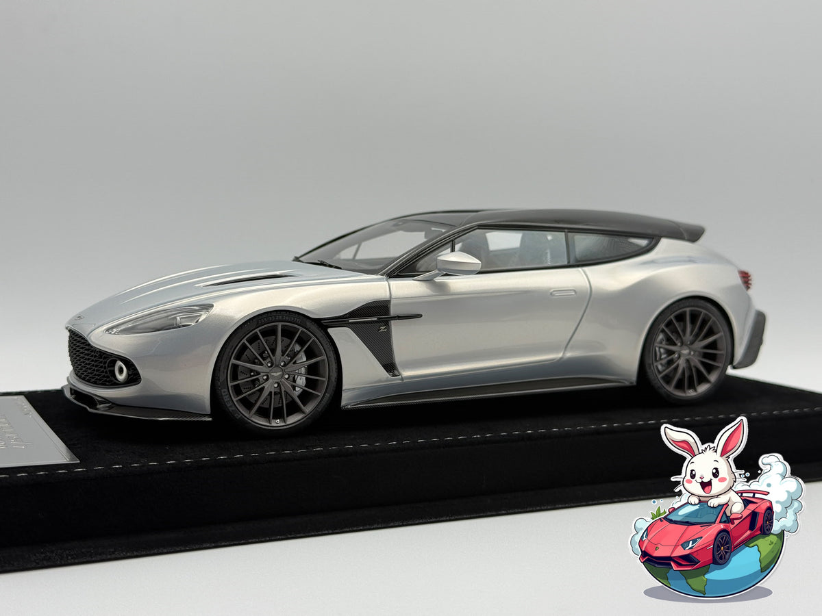 Henson & Heaven 1:18 Aston Martin Vanquish Shooting Brake Zagato - Silver