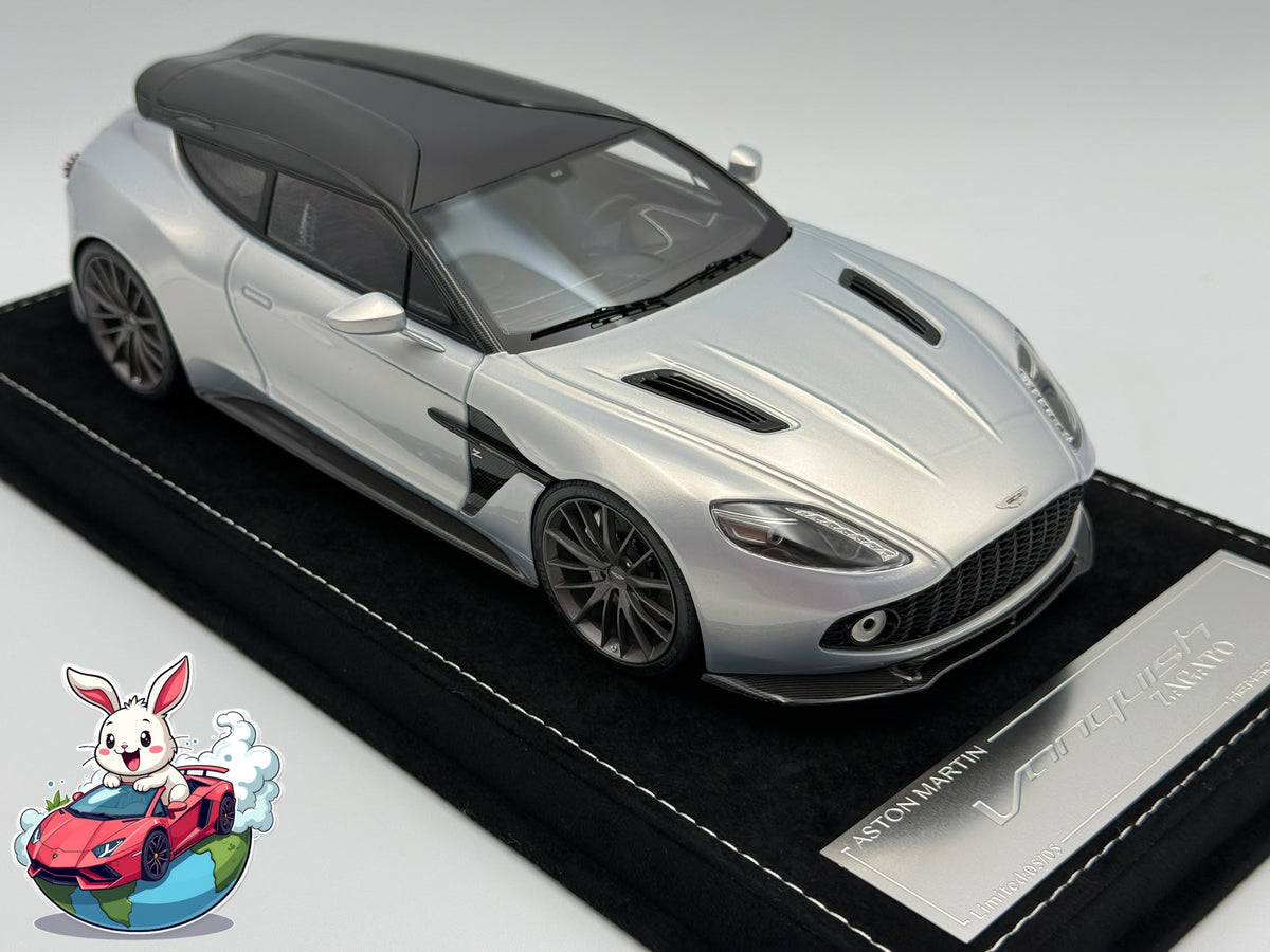 Henson & Heaven 1:18 Aston Martin Vanquish Shooting Brake Zagato - Silver