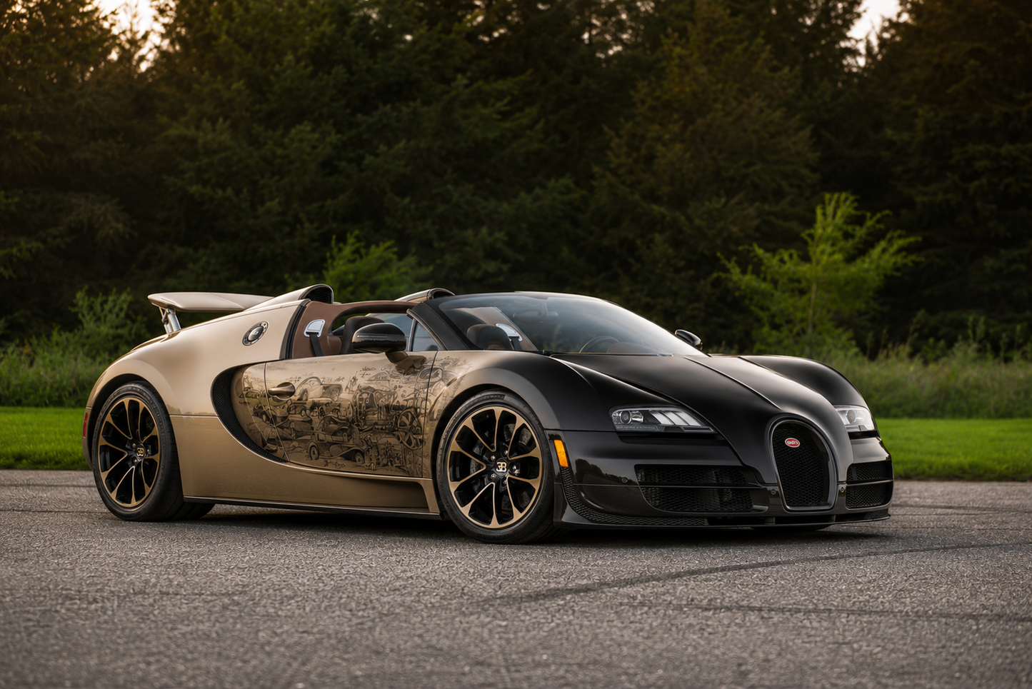PREORDER 1:18 Bugatti Veyron Grand Sport Vitesse 'Golden Era'