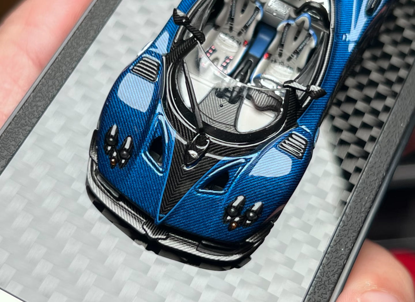 LCD 1:64 Pagani Zonda HP Barchetta (Blue)
