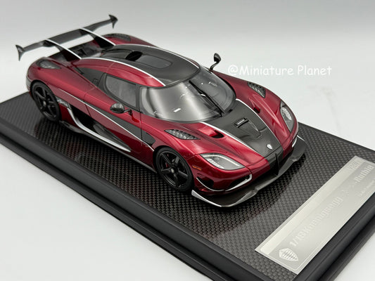VMB Models 1:18 Koenigsegg Agera RS (Burgundy Red)