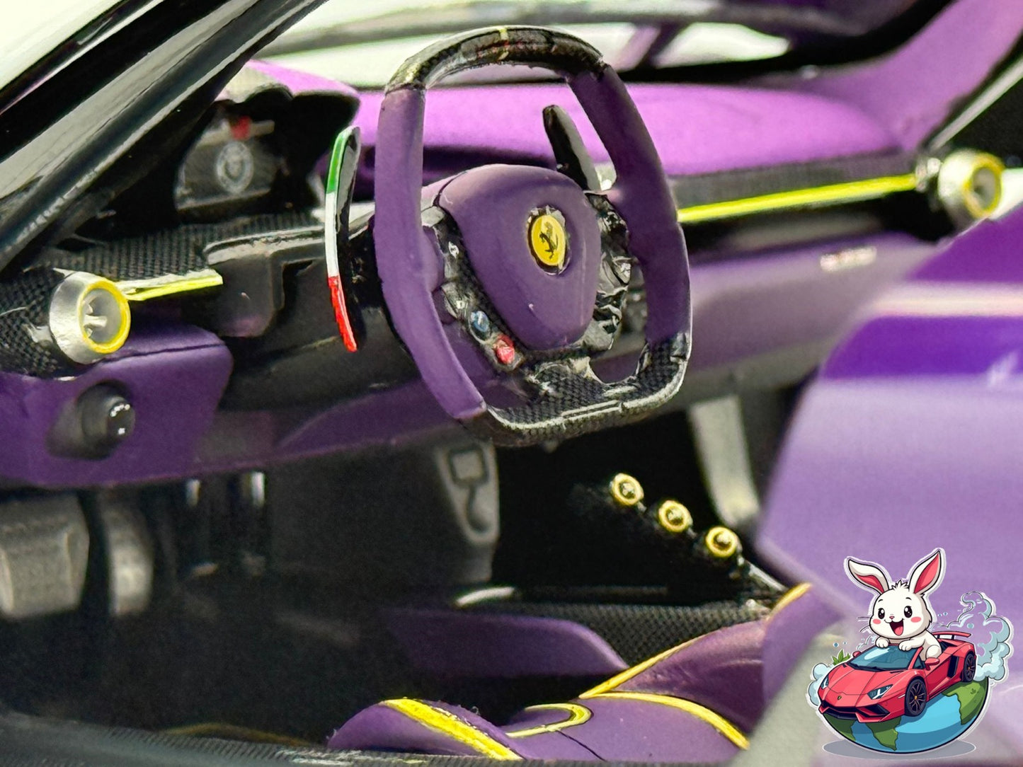 BBR 1:18 Ferrari Laferrari Purple Dubai TAILOR MADE
