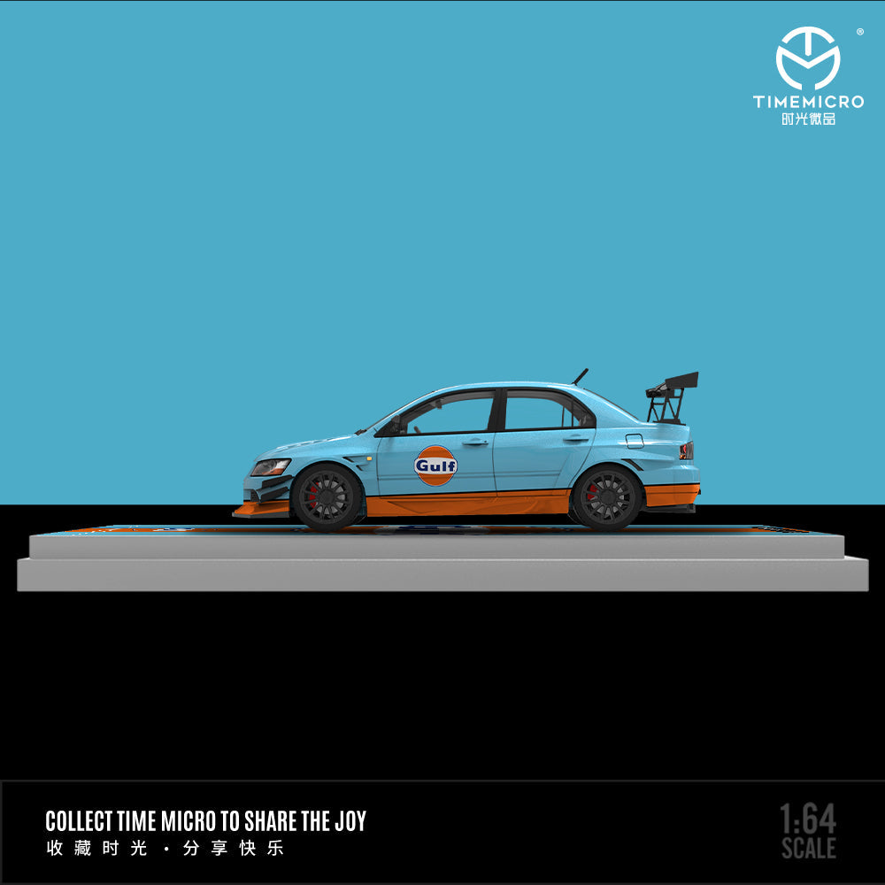 Time Micro 1:64 Mitsubishi Evolution IV EVO IV - Gulf Livery (Fig ver)