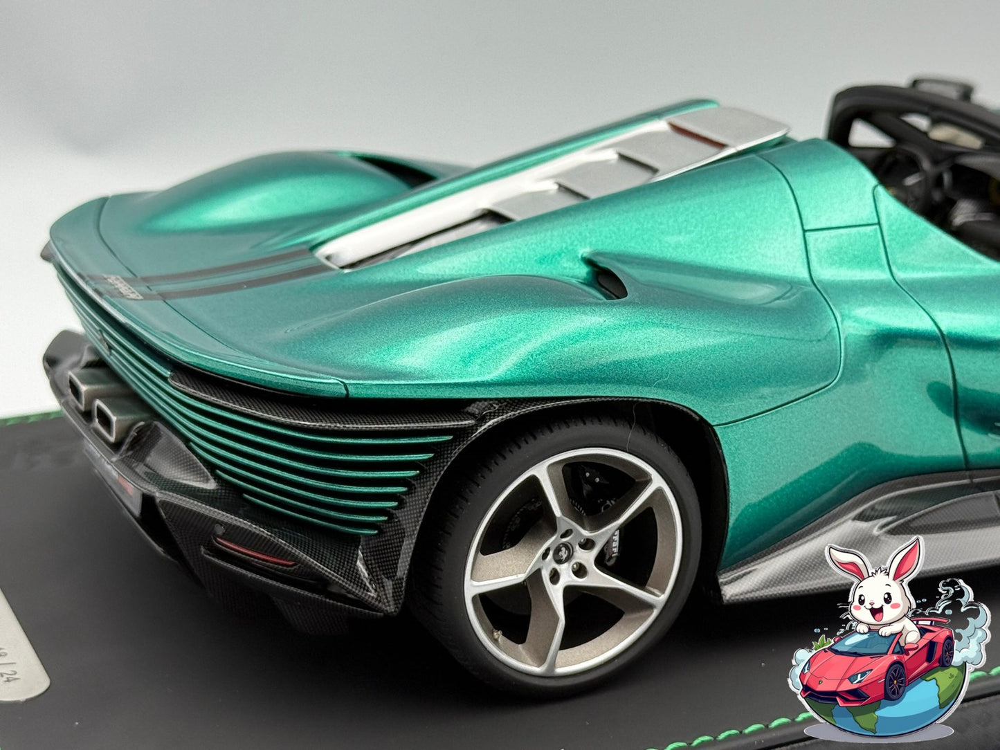 BBR Models 1:18 Ferrari SP3 Daytona 'Open Roof' (Green Jewel)