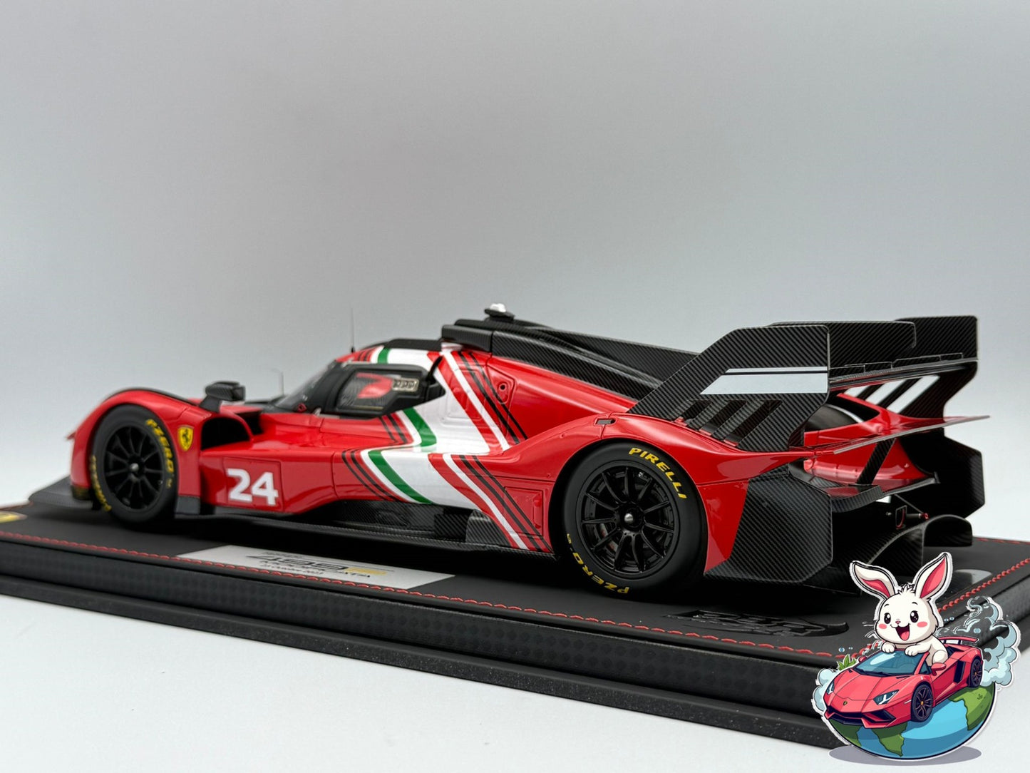 BBR 1:18 Ferrari 499P Modificato - Leather Base