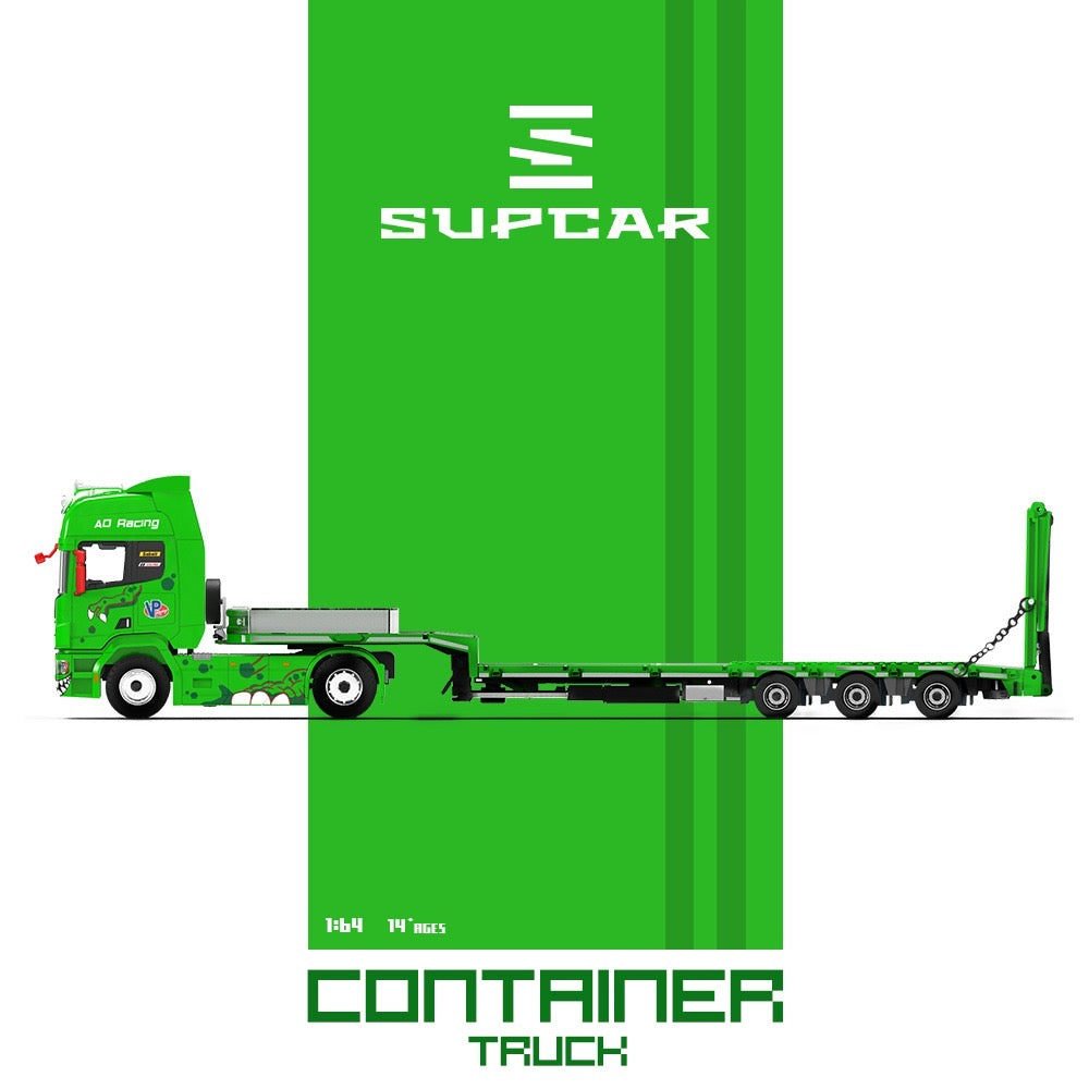 PREORDER SUPCAR 1:64 Scania Transport Trailer Truck ‘Rexy’