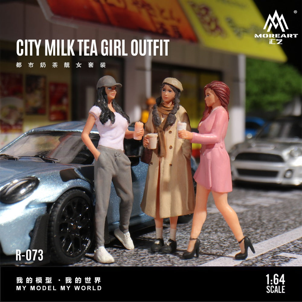 PREORDER MoreArt 1:64 City Milk Tea Girl Outfit