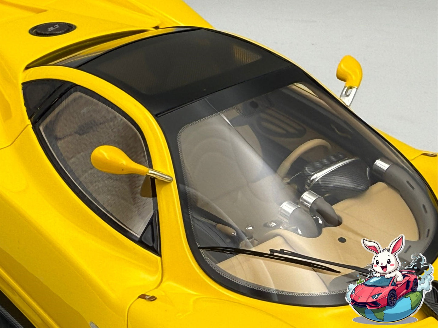 BBR 1:18 Pagani Zonda C12 (Yellow)