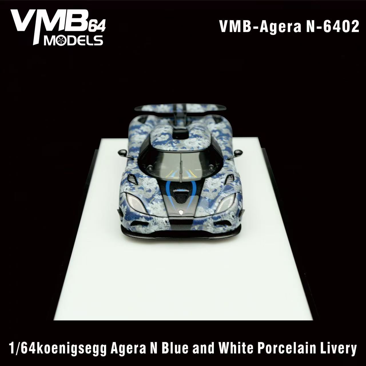 PREORDER VMB 1:64 Koenigsegg Agera Porcelain Livery