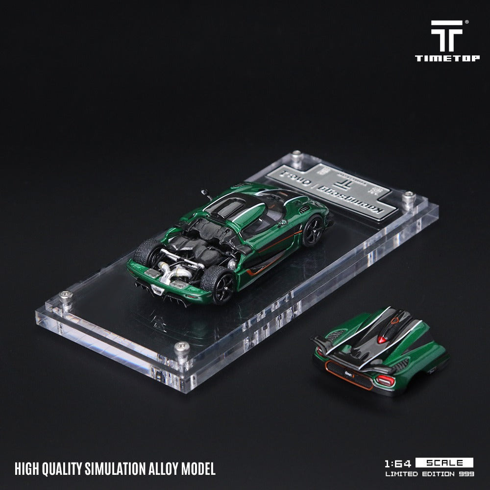 PREORDER Time Top 1:64 Koenigsegg One:1 (Green)