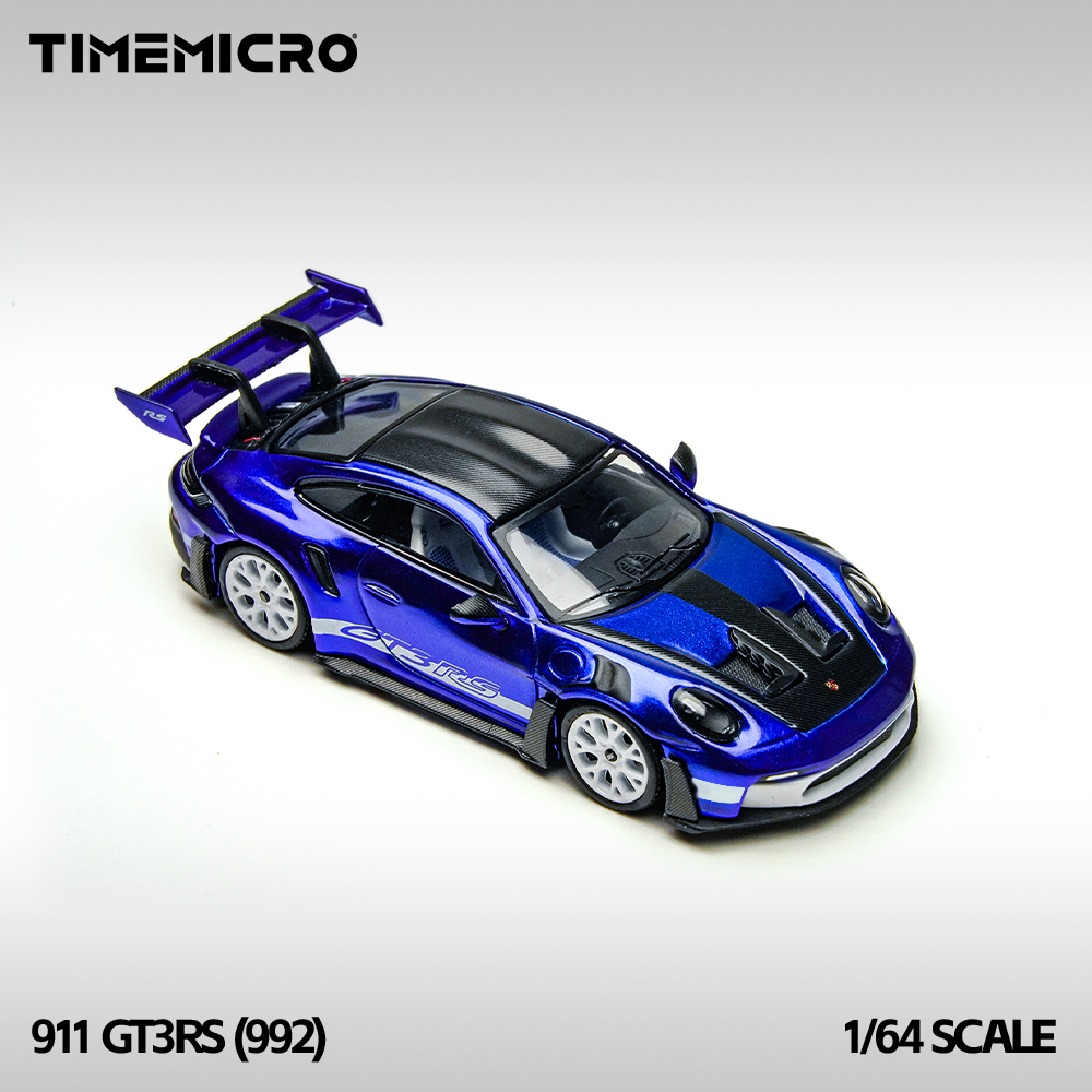 Time Micro 1:64 Porsche 911 992 GT3 RS (San Marino Blue)