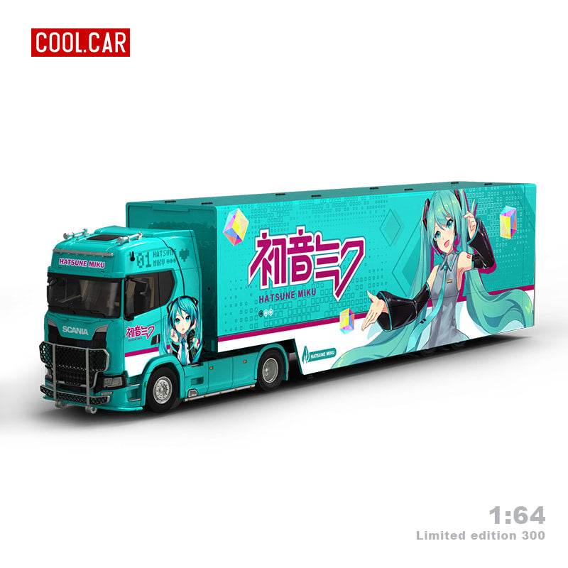 PREORDER Cool Car 1:64 Scania Container Truck 'Hatsune Miku'