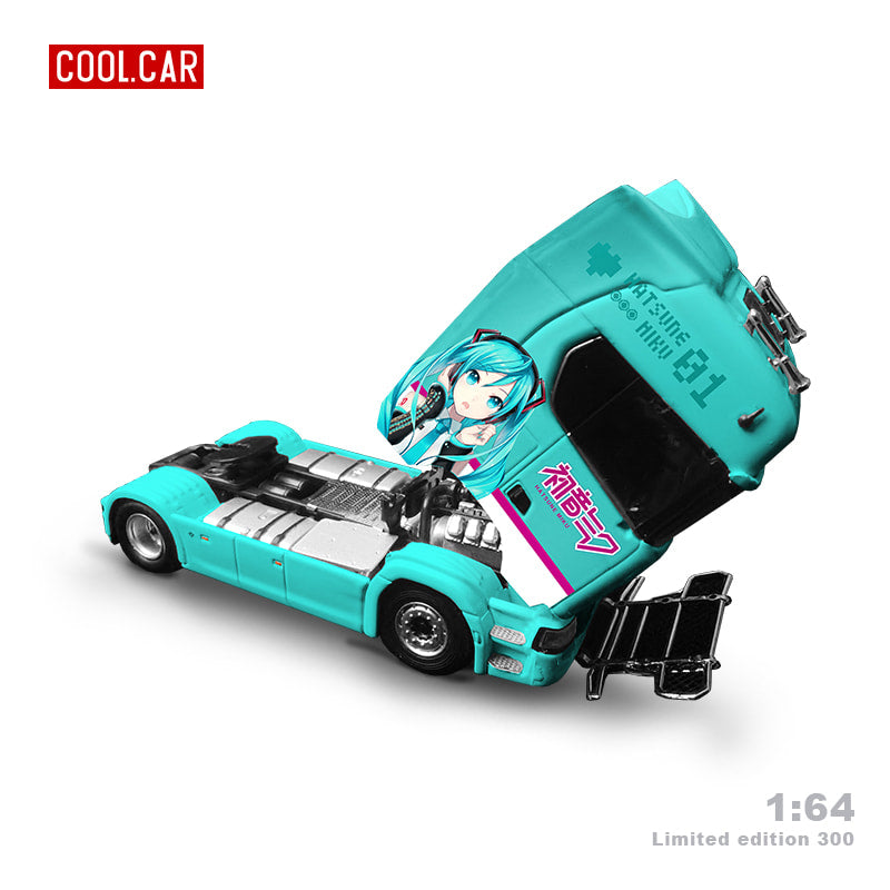 PREORDER Cool Car 1:64 Scania Container Truck 'Hatsune Miku'