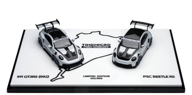 Time Micro x PSC Design 1:64 Porsche 992 GT3 RS / RS Beetle