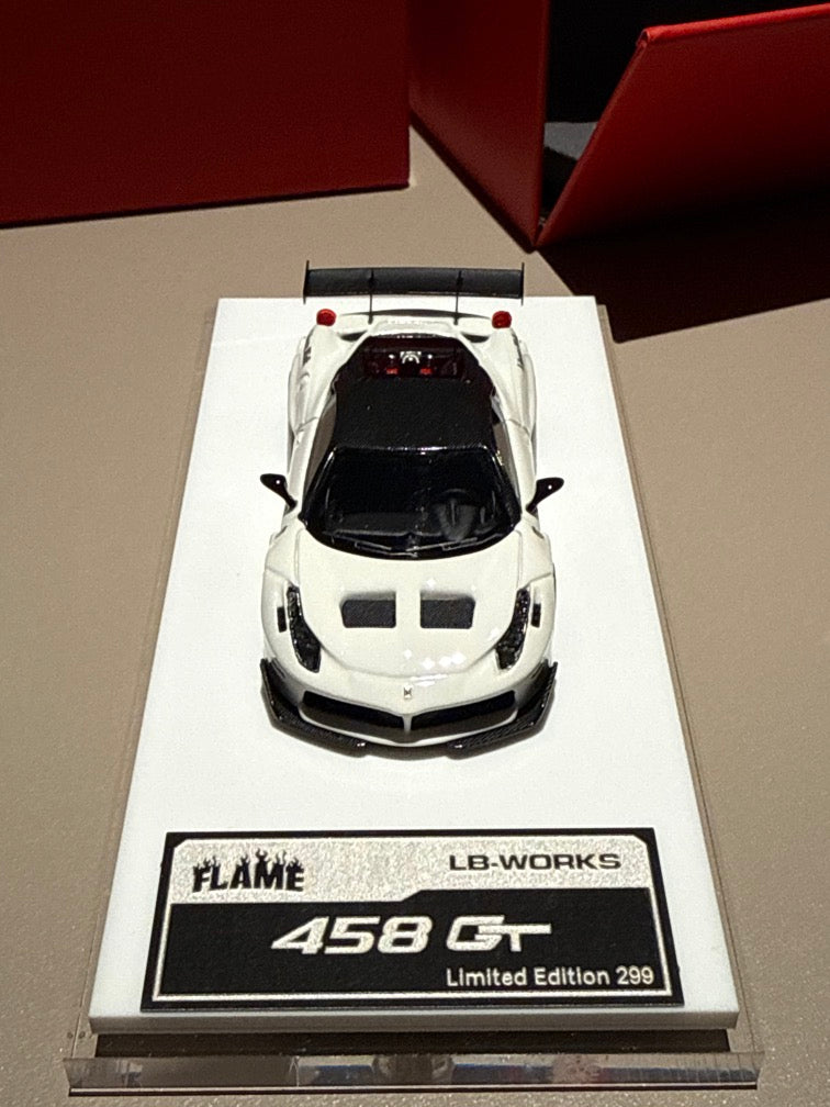 Flame Model 1:64 Ferrari 458 GT Super Silhouette LBWK
