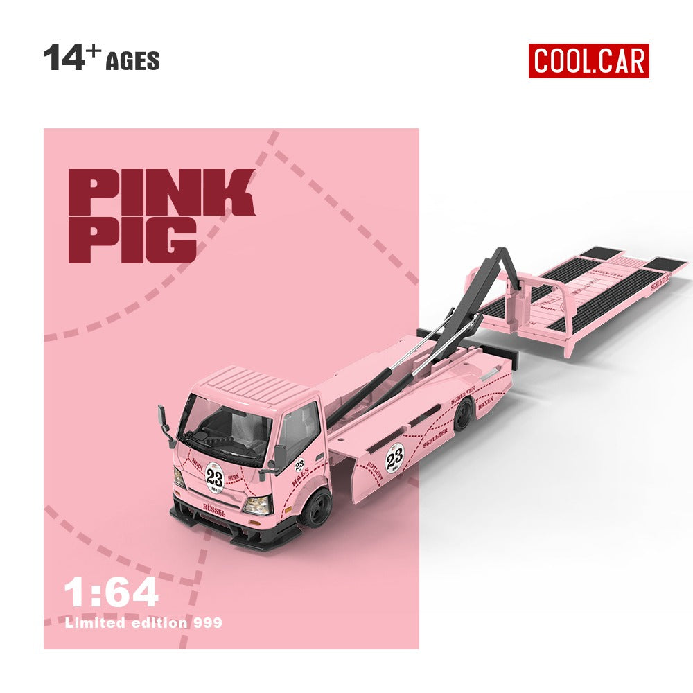 PREORDER Cool Car 1:64 Hino H300 ‘Pink Pig’