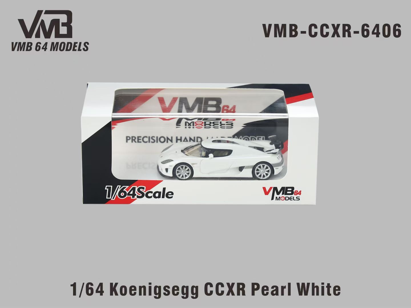 [PRE-ORDER] VMB 1:64 Koenigsegg CCX-R (Pearl White)