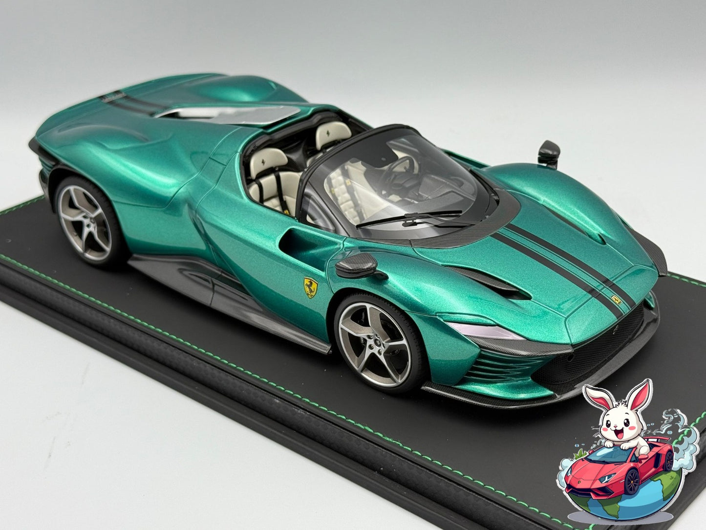 BBR Models 1:18 Ferrari SP3 Daytona 'Open Roof' (Green Jewel)