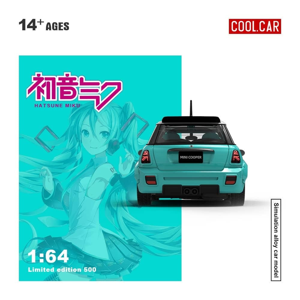 Cool Car 1:64 Mini Cooper 'Hatsune Miku'