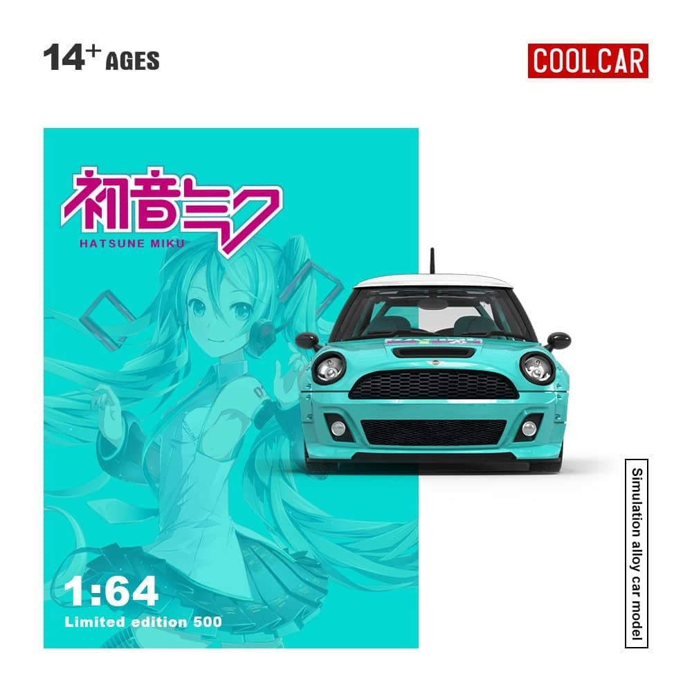 Cool Car 1:64 Mini Cooper 'Hatsune Miku'