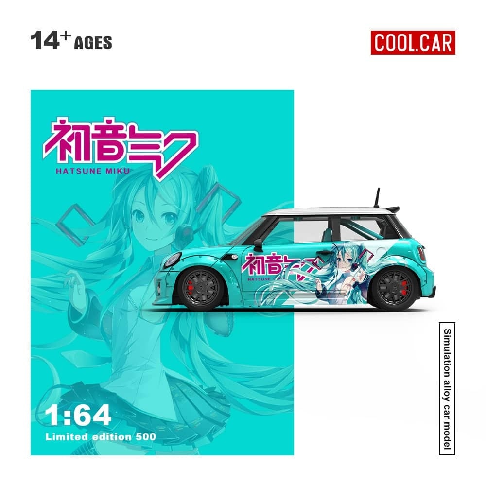 Cool Car 1:64 Mini Cooper 'Hatsune Miku'