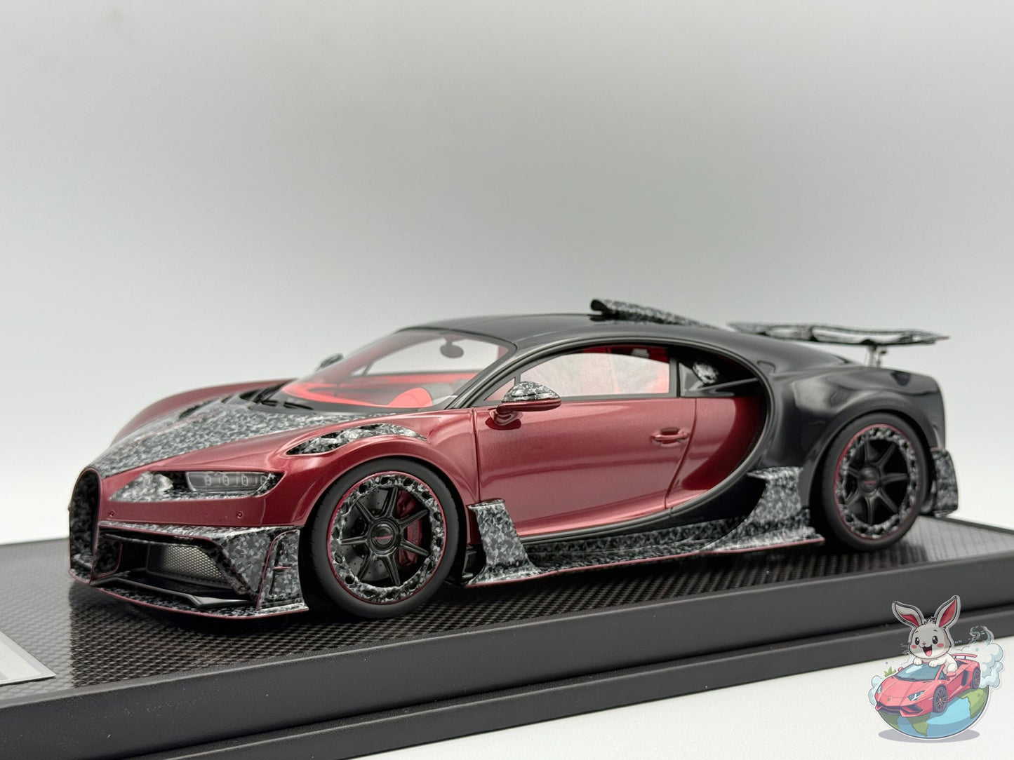 VMB Models 1:18 Mansory Centuria / Bugatti Chiron 2.0 (Red/Carbon)