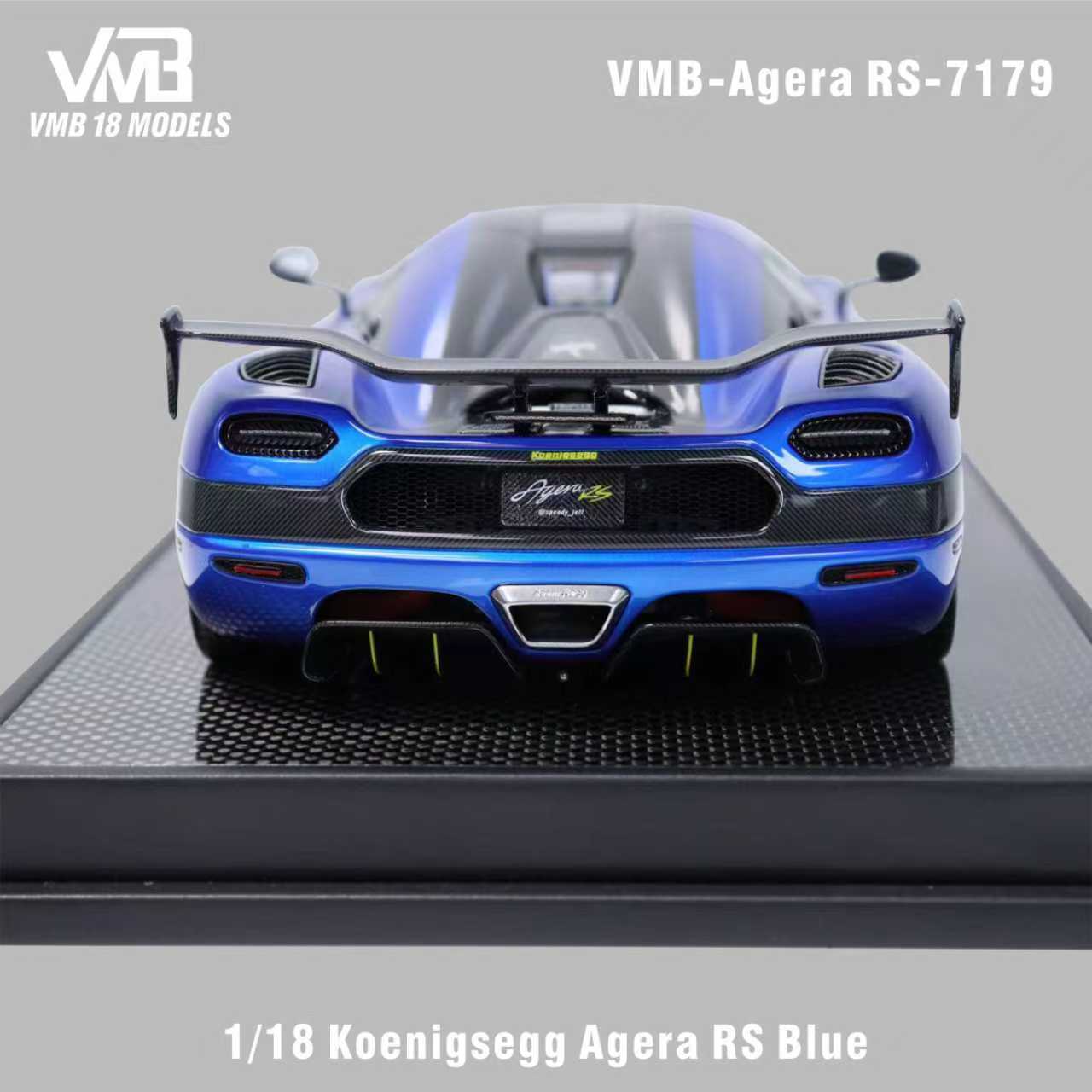 [PRE-ORDER] VMB 1:18 Koenigsegg Agera RS 7179 (Blue/Yellow)