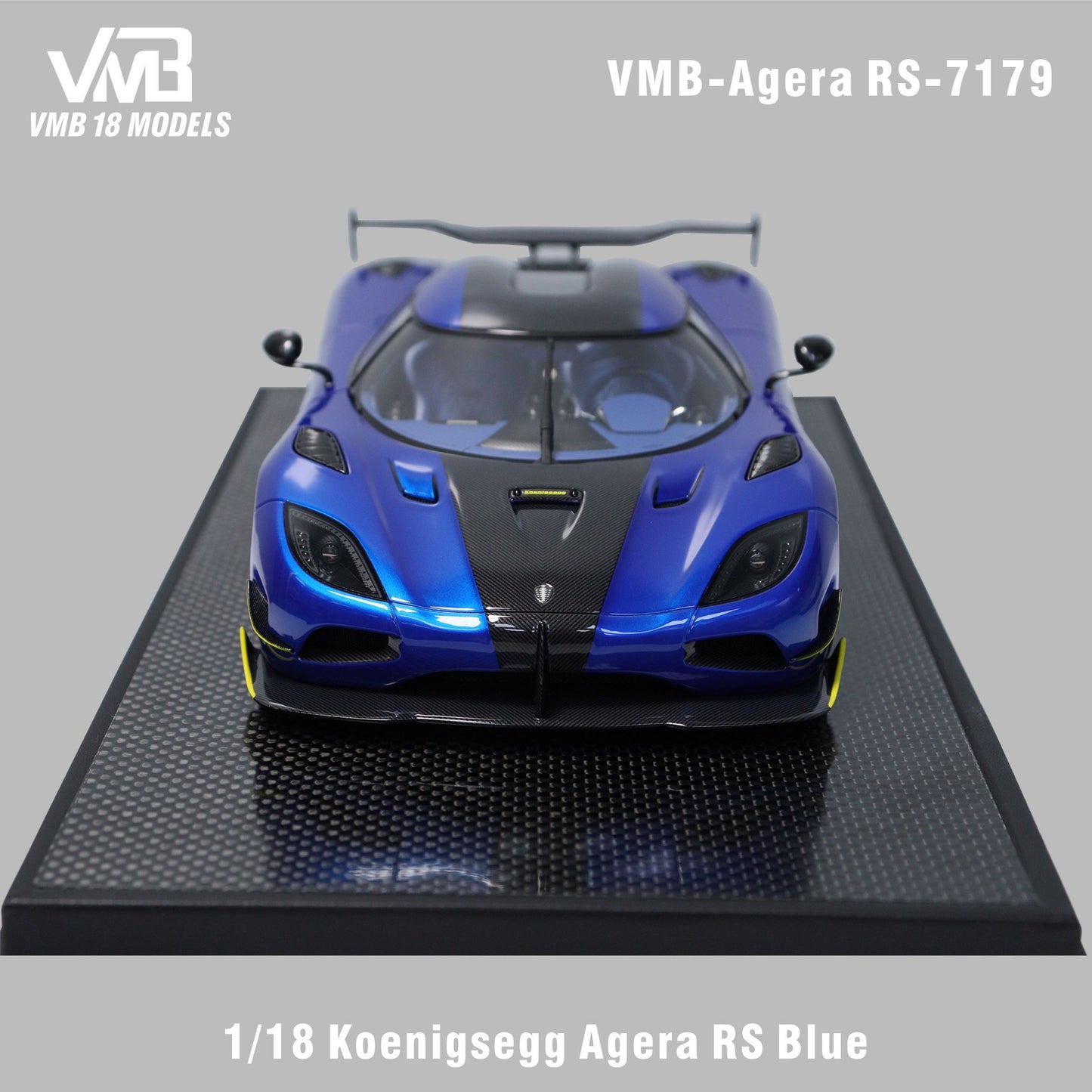 [PRE-ORDER] VMB 1:18 Koenigsegg Agera RS 7179 (Blue/Yellow)