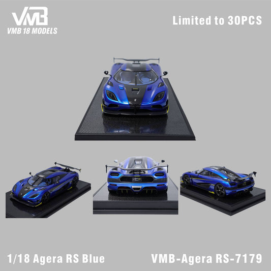 [PRE-ORDER] VMB 1:18 Koenigsegg Agera RS 7179 (Blue/Yellow)