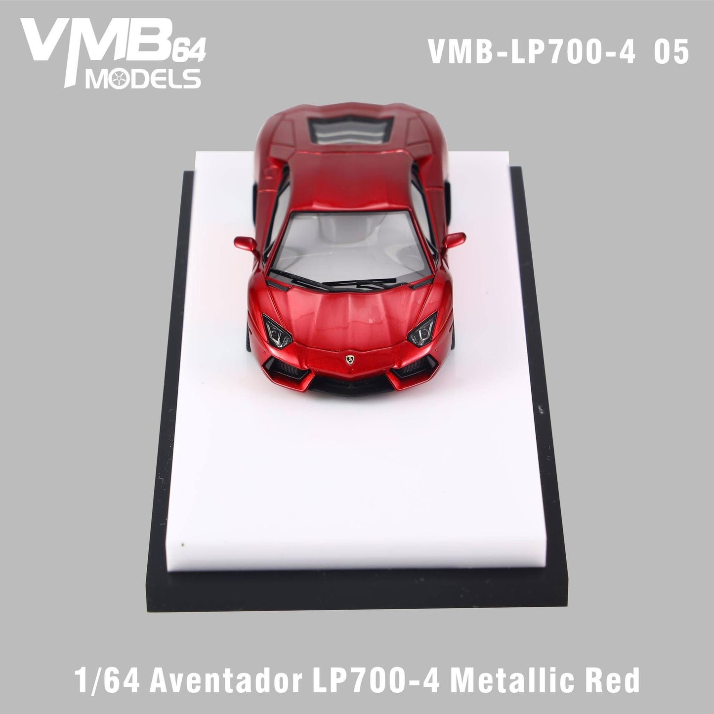 [PRE-ORDER] VMB 1:64 Lamborghini Aventador LP700-4 (Metallic Red)