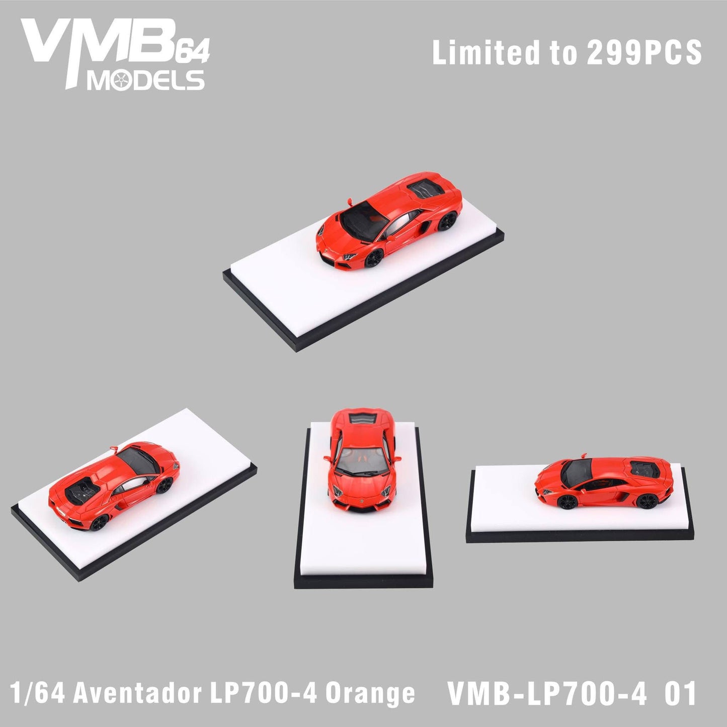 [PRE-ORDER] VMB 1:64 Lamborghini Aventador LP700-4 (Orange)