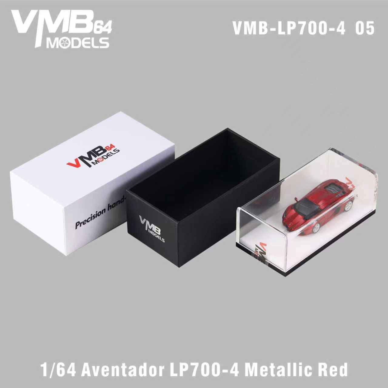 [PRE-ORDER] VMB 1:64 Lamborghini Aventador LP700-4 (Metallic Red)