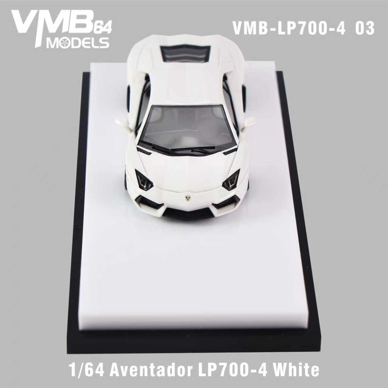 [PRE-ORDER] VMB 1:64 Lamborghini Aventador LP700-4 (White)