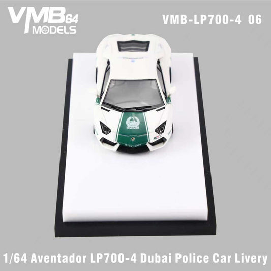 [PRE-ORDER] VMB 1:64 Lamborghini Aventador LP700-4 (Dubai Police Car)