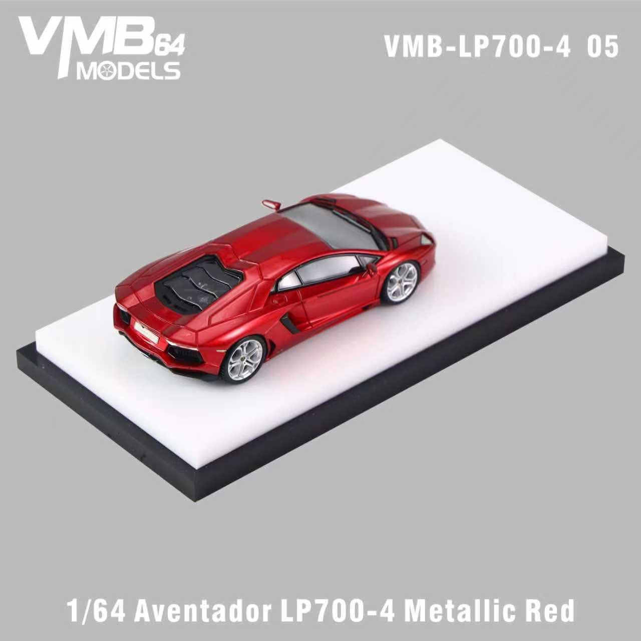 [PRE-ORDER] VMB 1:64 Lamborghini Aventador LP700-4 (Metallic Red)