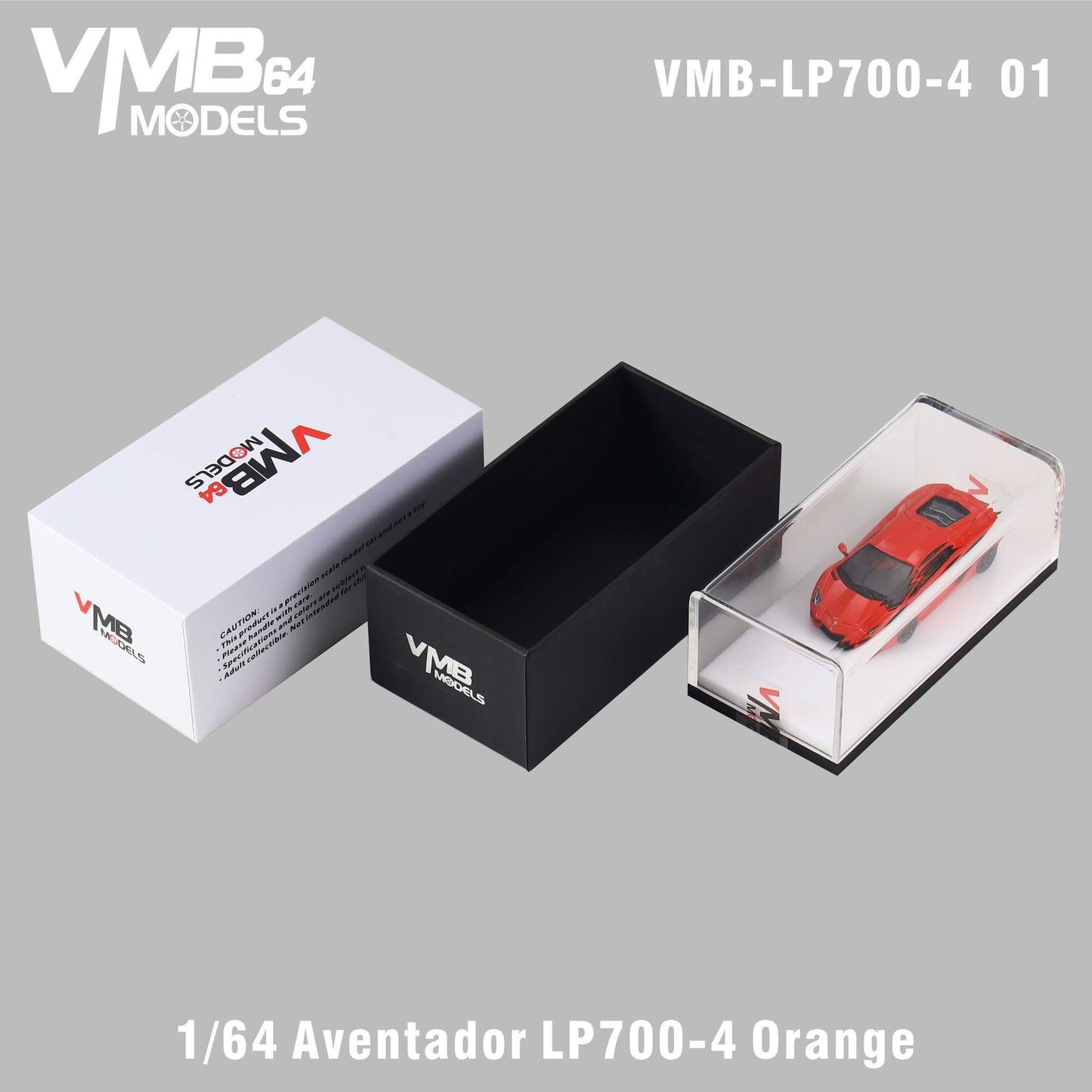 [PRE-ORDER] VMB 1:64 Lamborghini Aventador LP700-4 (Orange)